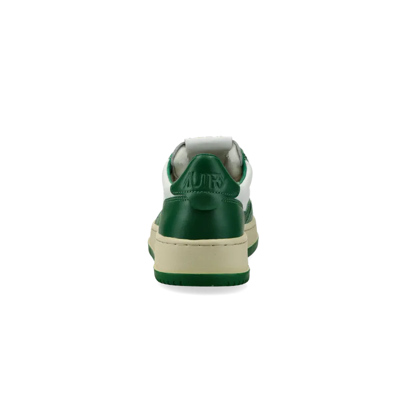 Autry Medalist Low W (White / Green) – AULWWB03