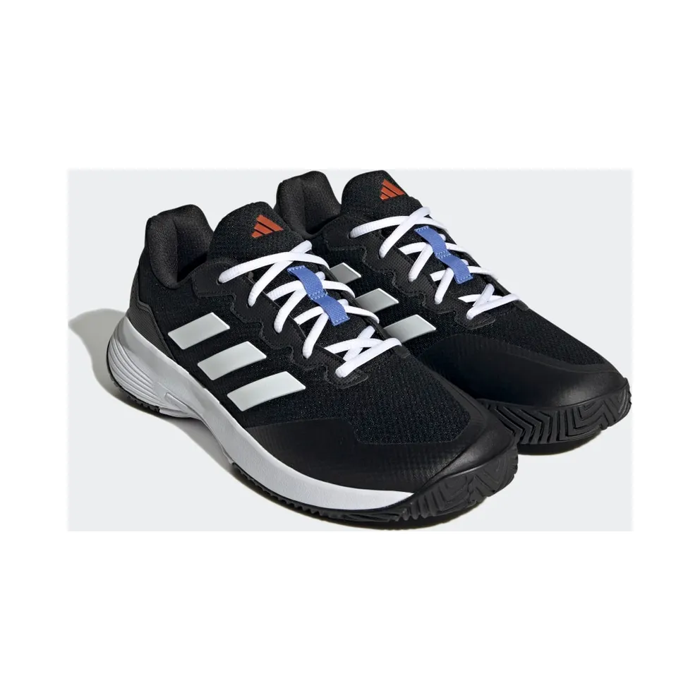 adidas Gamecourt 2.0 Tennis Shoes Core Black / Cloud White / Solar Red (HQ8478)