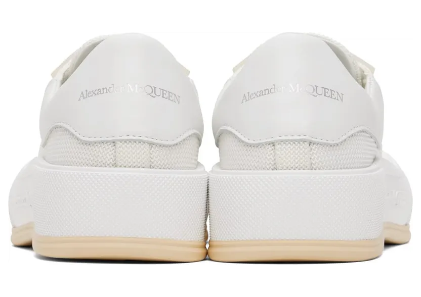 Alexander McQueen White Deck Plimsoll 8993 OP.WH/WHI/PARCH (711098W4UB2) (2)
