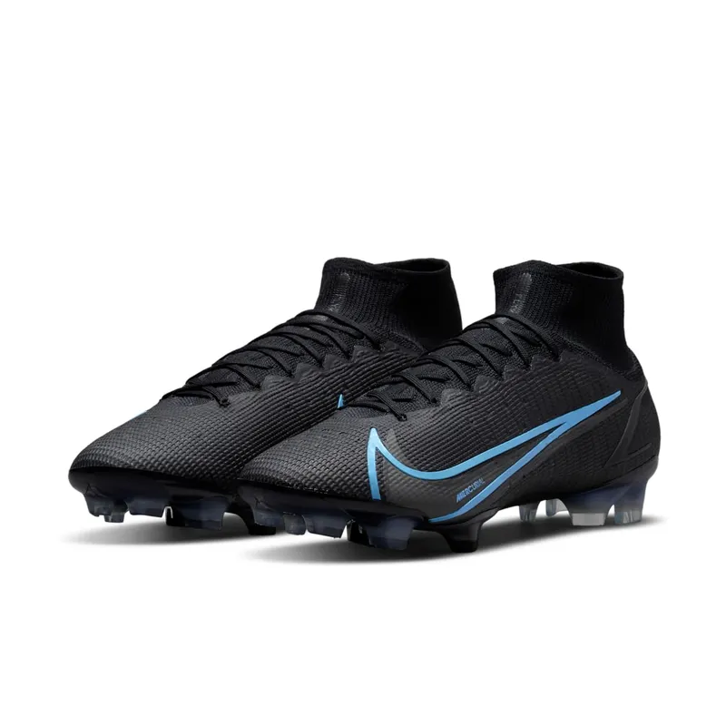 Nike Mercurial Superfly 8 Elite FG Black Light Blue (CV0958-004)
