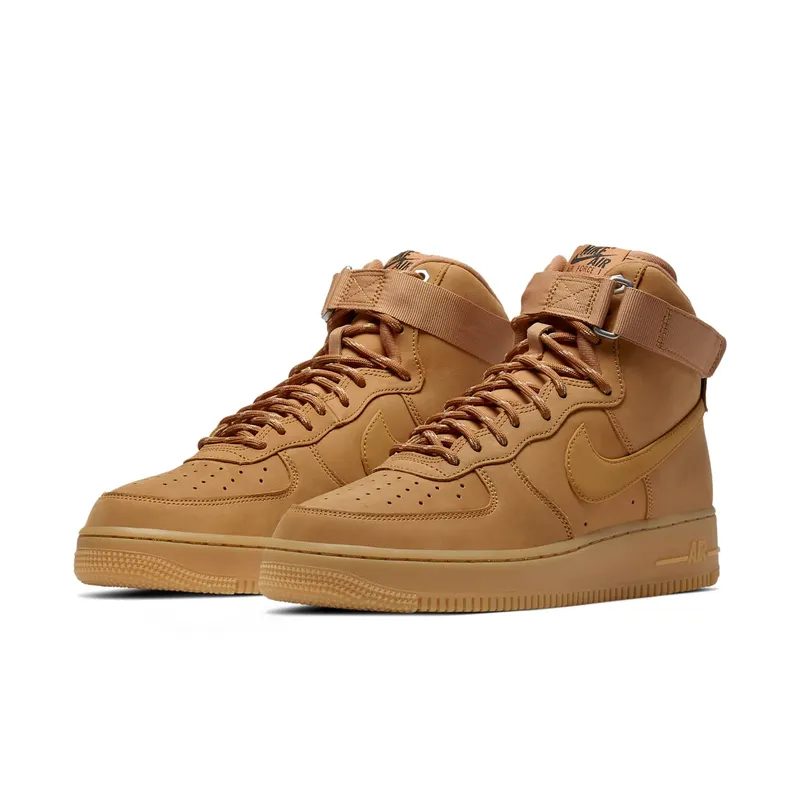Nike Air Force 1 High Flax (2019) Flax/Wheat-Gum Light Brown-Black (CJ9178-200)