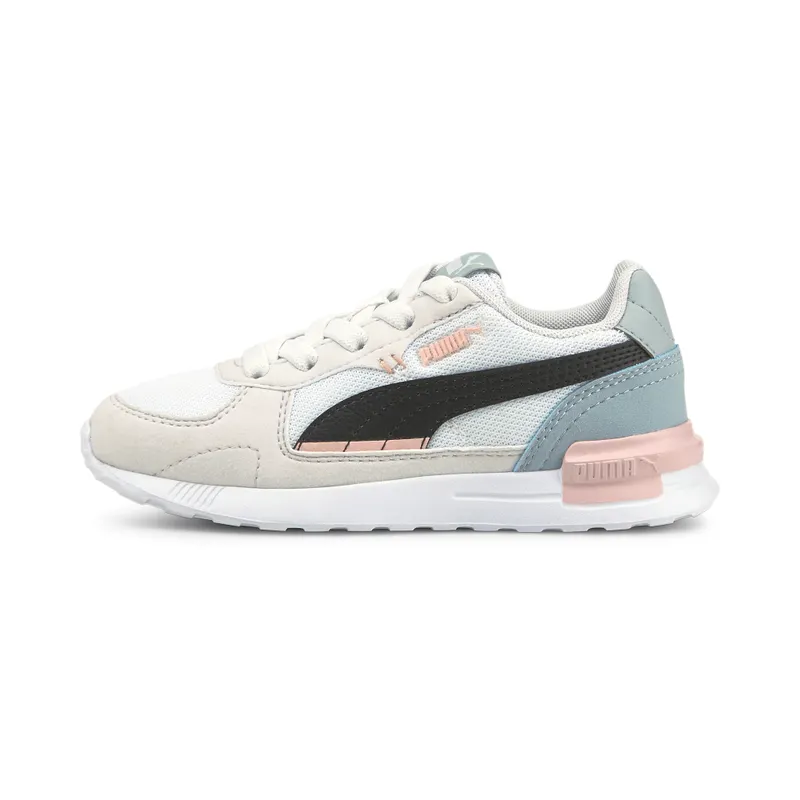 PUMA Graviton AC Kids’ White/Black/Nimbus Cloud (381988-05)