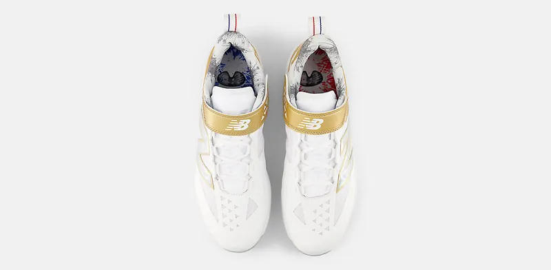 New Balance FuelCell 4040 v8 White Gold Red (L4040HC8)