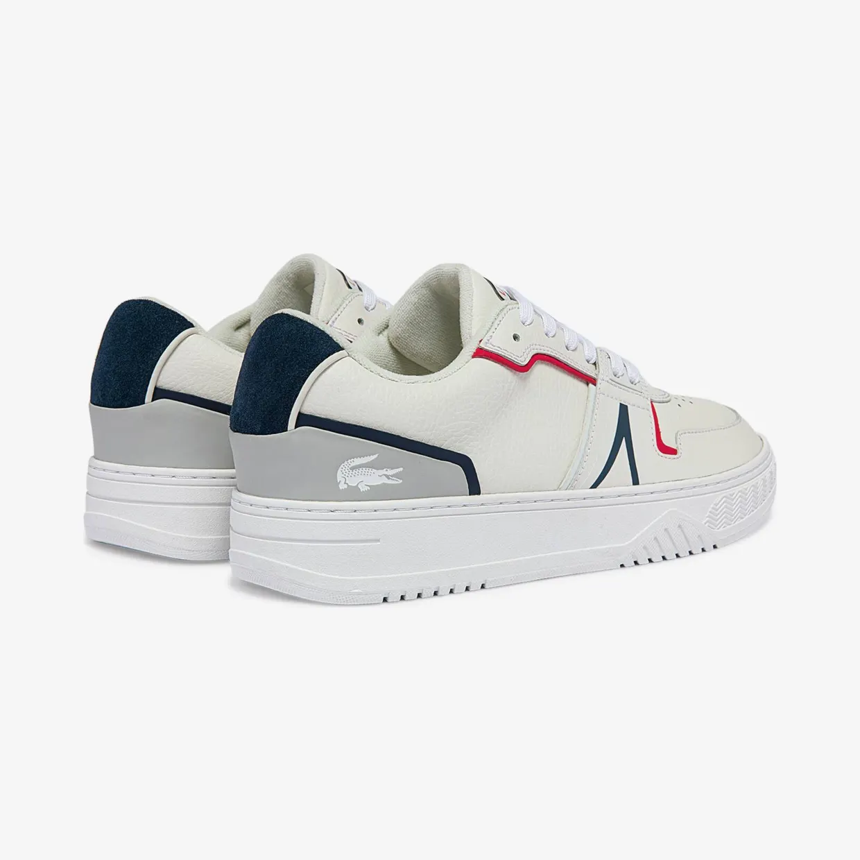 Lacoste L001 White / Navy / Red – “White” (42SMA0092_407) (3)