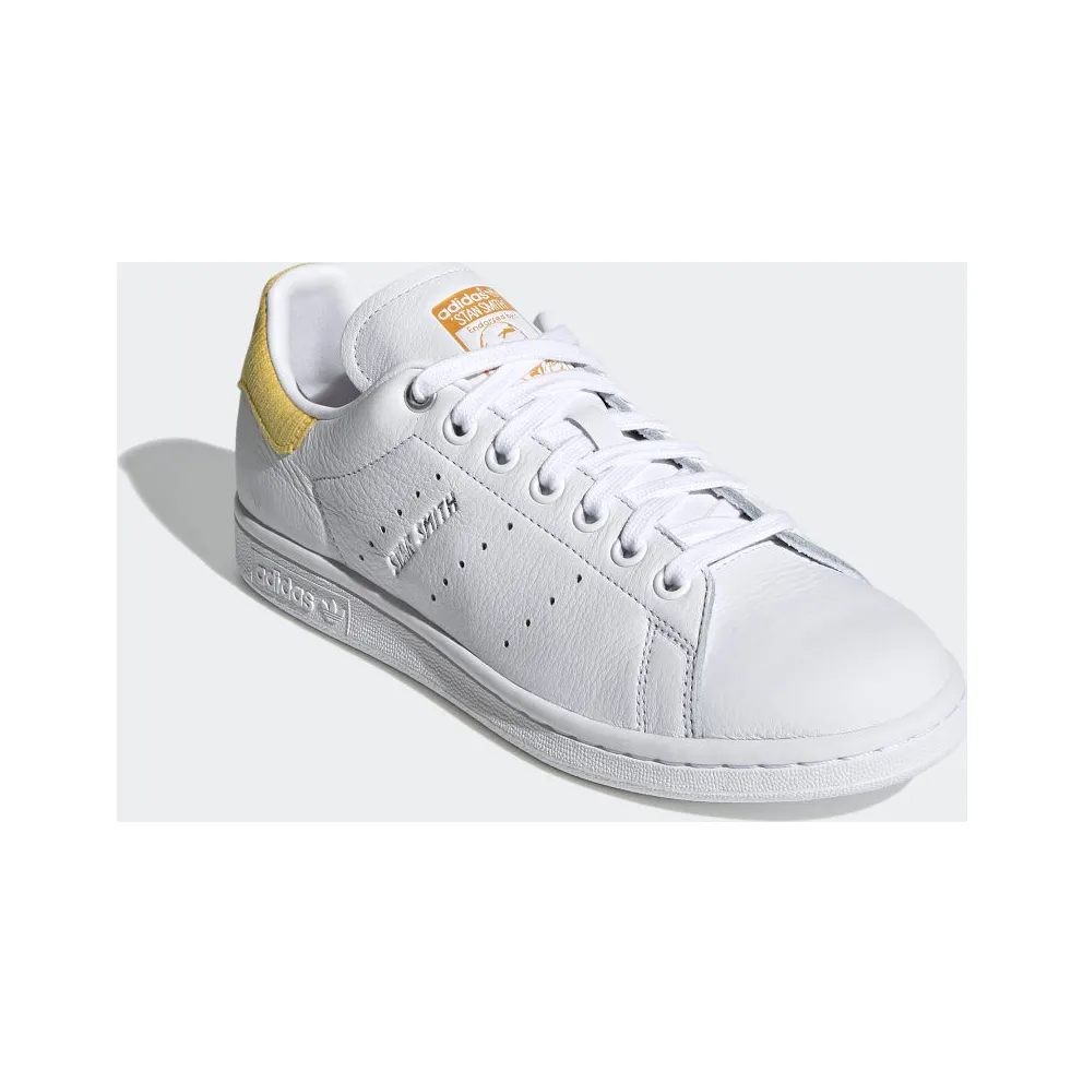 Adidas Stan Smith ‘White Corn Yellow’ Cloud White/Silver Metallic/Corn Yellow (H69023)