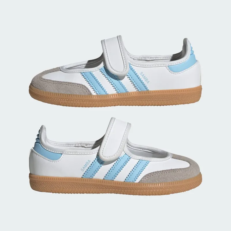 Adidas Samba Jane Cloud White / Clear Sky / Gum (JQ9305)