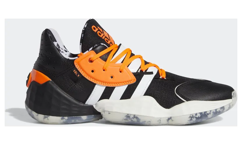 Adidas Daniel Patrick x Harden Vol. 4 ‘Solar Orange’ Core Black/Cloud White/Solar Orange (FV8053)