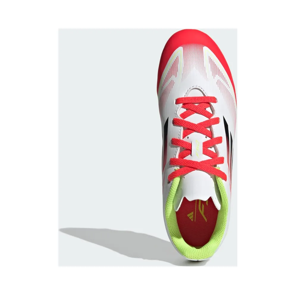 adidas F50 Club FG/MG Cloud White Core Black Solar Yellow (IE1309)