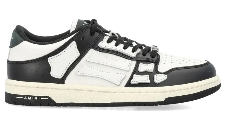 Amiri Skel-top Low “Black/White” (AWFOSR1081 004)