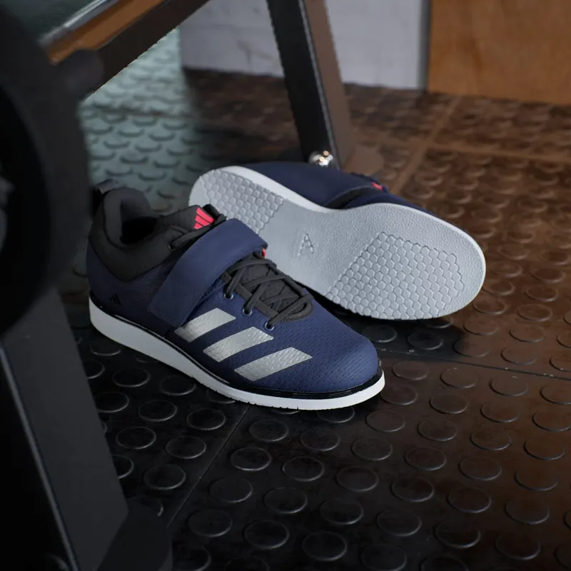 Adidas Powerlift 5 Weightlifting Dark Blue / Silver Metallic / Lucid Red (JP6201)