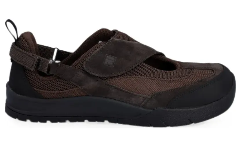 Fila Melvis low-top sneakers met klittenband – Bruin (100301)