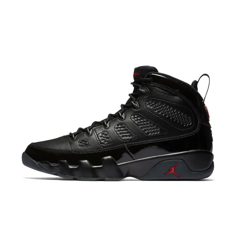 Jordan 9 Retro Bred Patent Black/University Red-Anthracite (302370-014)
