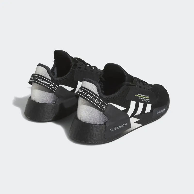 Adidas NMD_R1 V2 Core Black / Cloud White / Solar Yellow (IE2245)