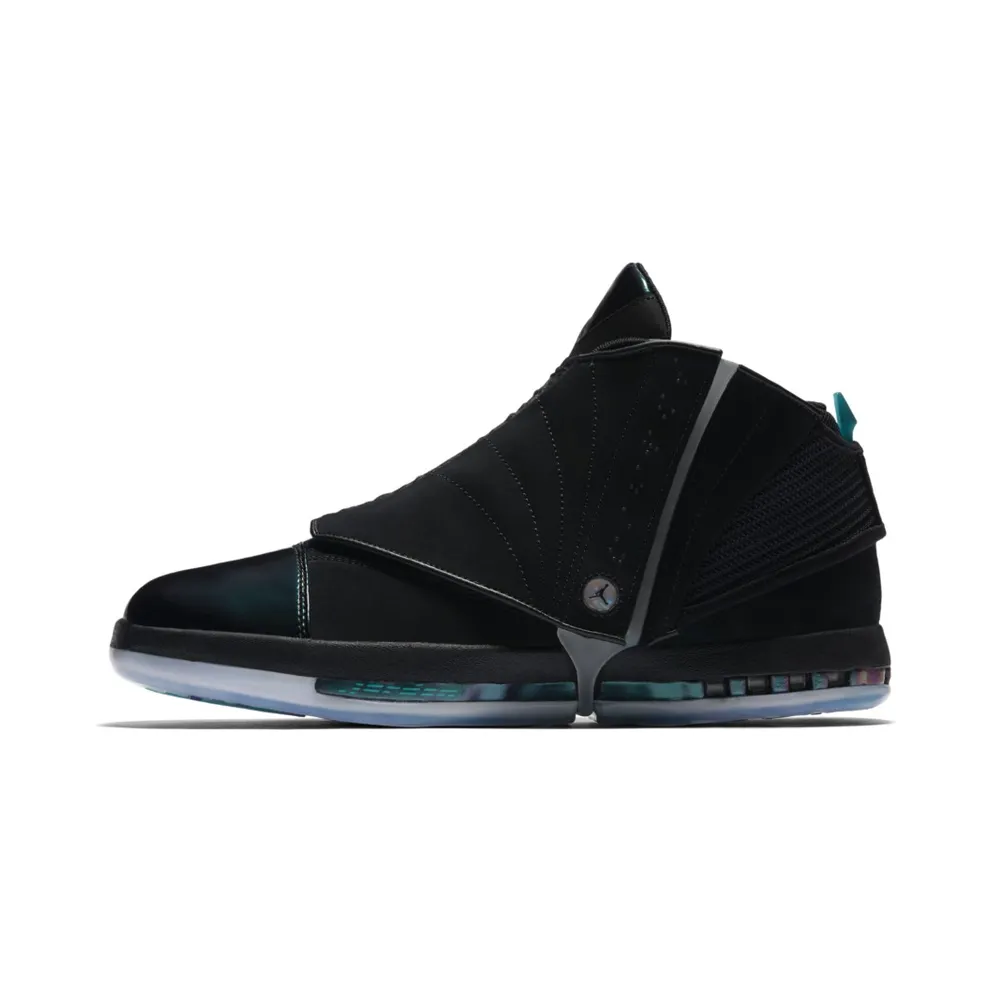 Jordan 16 Retro CEO Black/Metallic Silver-Turbo Green (AA1235-003)