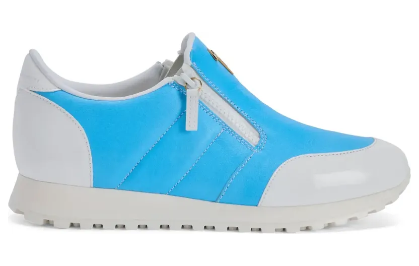 Giuseppe Zanotti Ilde Run Sneakers mit doppeltem Reißverschluss – Blau (IU10058K14)