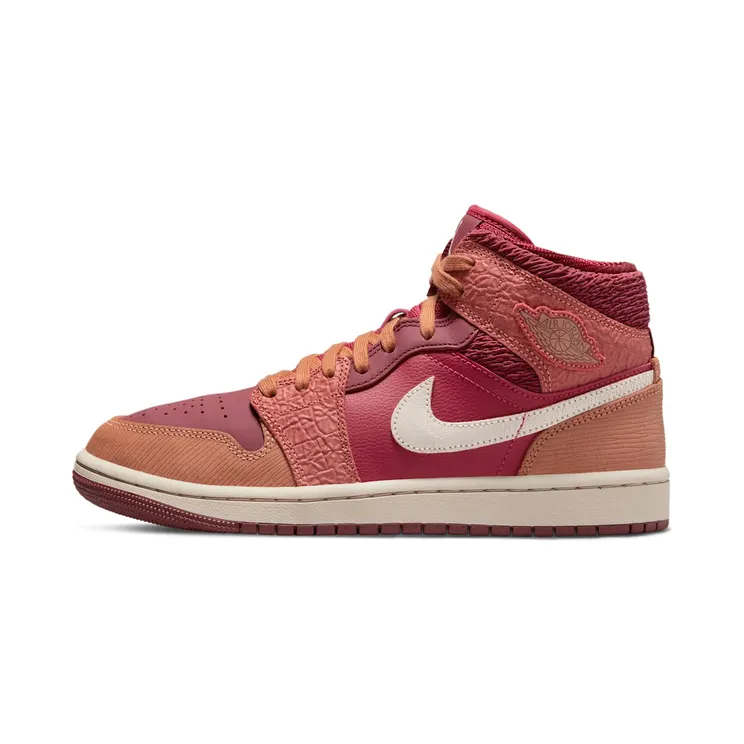 Jordan 1 Mid Africa “Rush Maroon / Mineral Clay / Canyon Rust / Sand Drift” (DV3476-600)