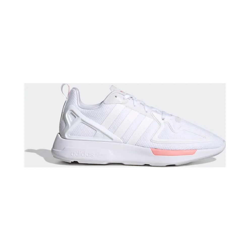adidas ZX 2K Flux Schuh Cloud White / Cloud White / Glow Pink (FV8981)