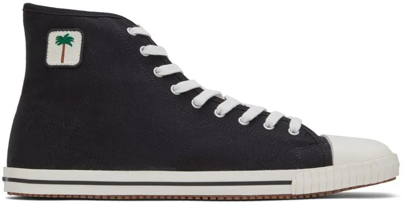Palm Angels Black Vulcanized High Top (PMIA075S22FAB0011001)