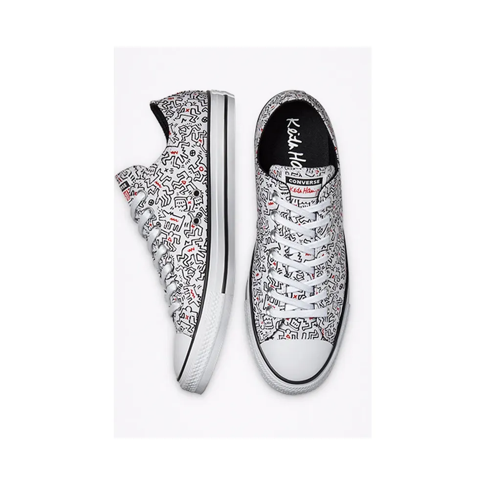 Converse Converse x Keith Haring Chuck Taylor All Star Low Top White/Black/Red (171860C)