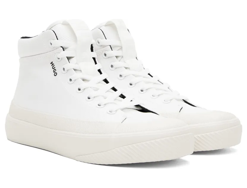 Hugo White Dyer High-Top Sneakers (50474933) (4)