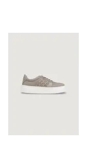 Armani Exchange Sneakers met plateauzool en logo met stras – Wit (XW002788AF23057) (2)
