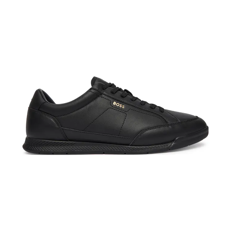 Hugo Boss Boss Leren met logo-reliëf “Blue” (50552880)