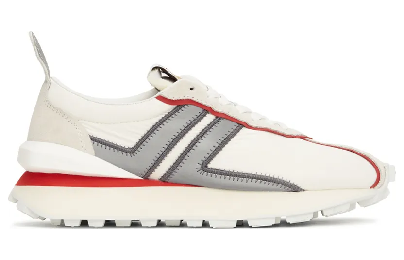 Lanvin White & Grey Bumper Sneakers (FM-SKBRUB-NY3D-P22)