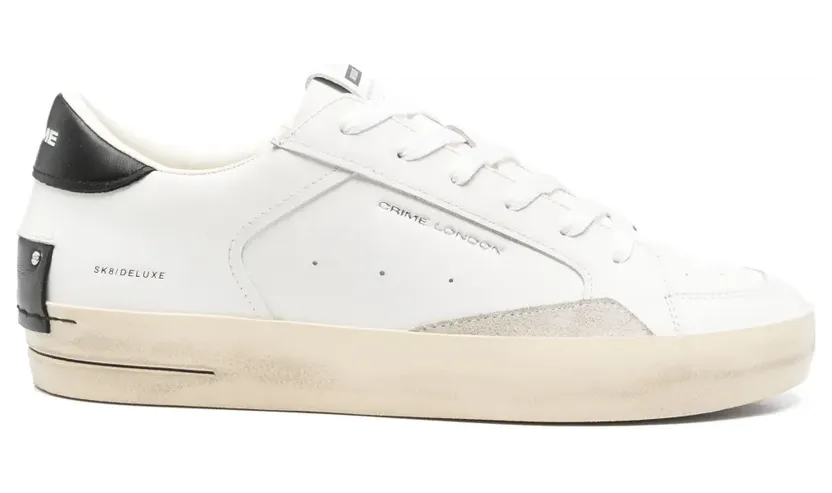 Crime London SK8 Deluxe Sneakers – Weiß (17100PP6)