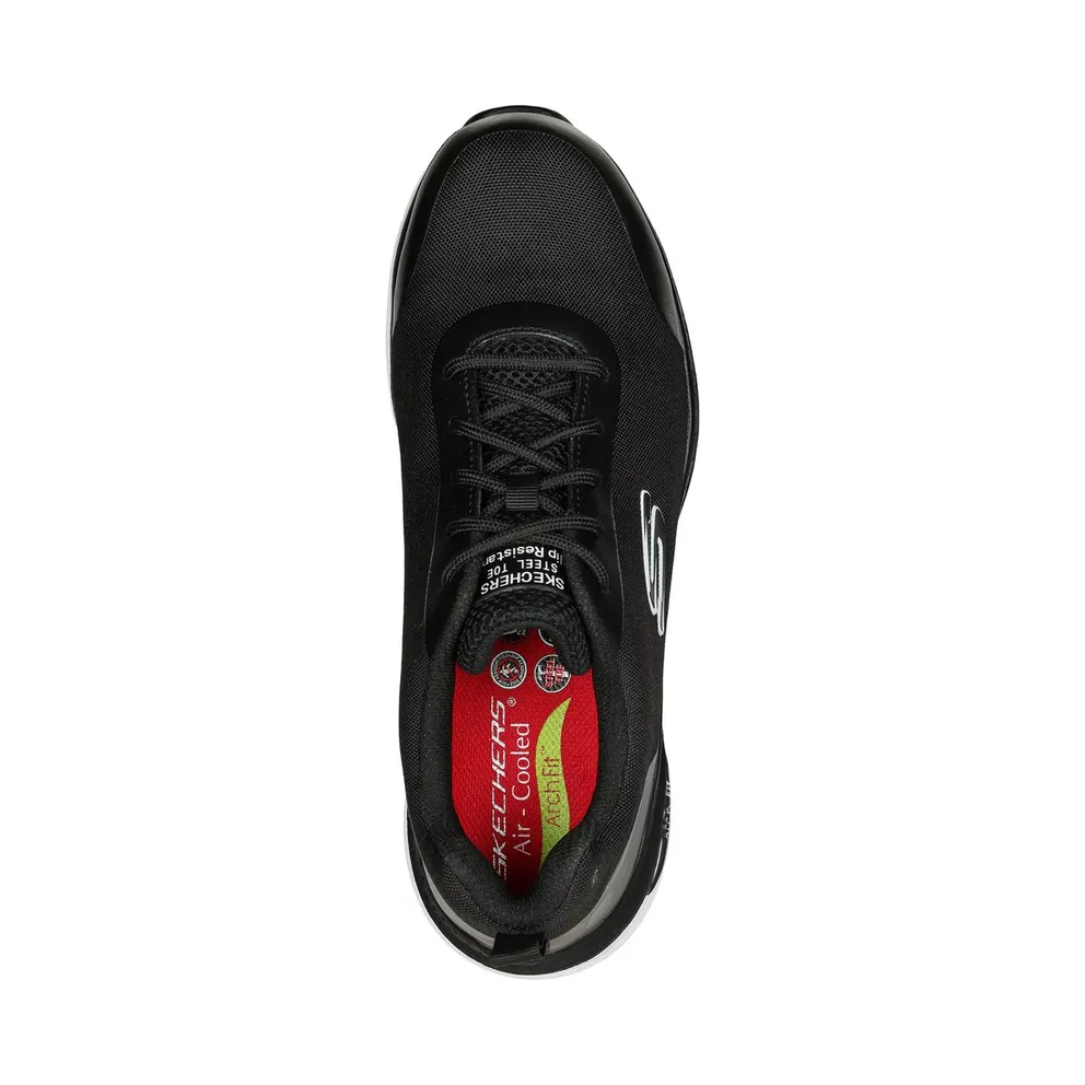Skechers Work: Arch Fit SR “Ringstap Sneaker Black / White” (200086ECBKW)