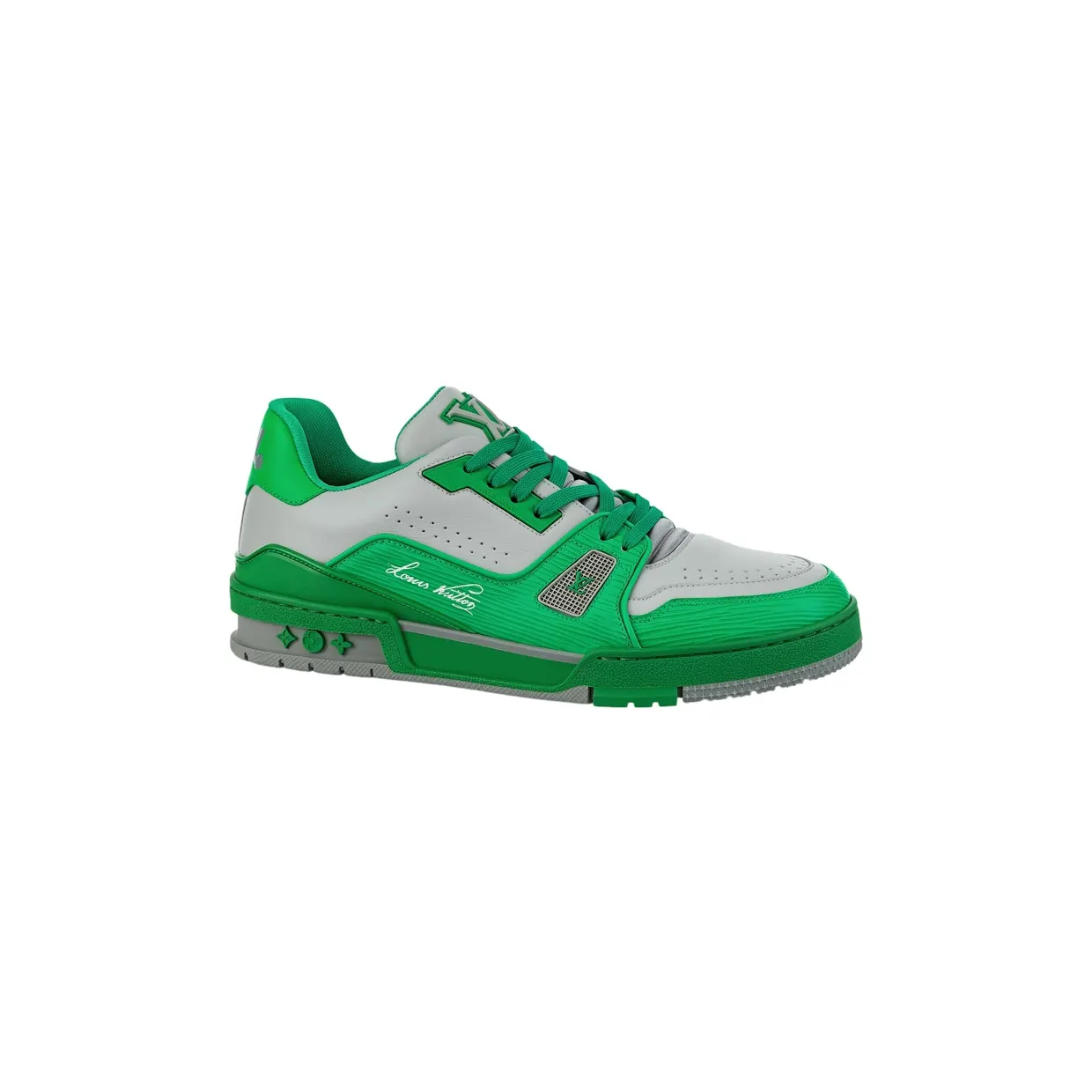Louis Vuitton LV Trainer #54 Green Grey (1AA6VB)