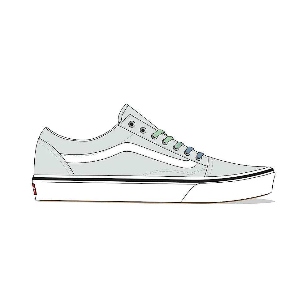 Vans ComfyCush Old Skool “Barely Blue-True White” (VN0A3WMA4BI)
