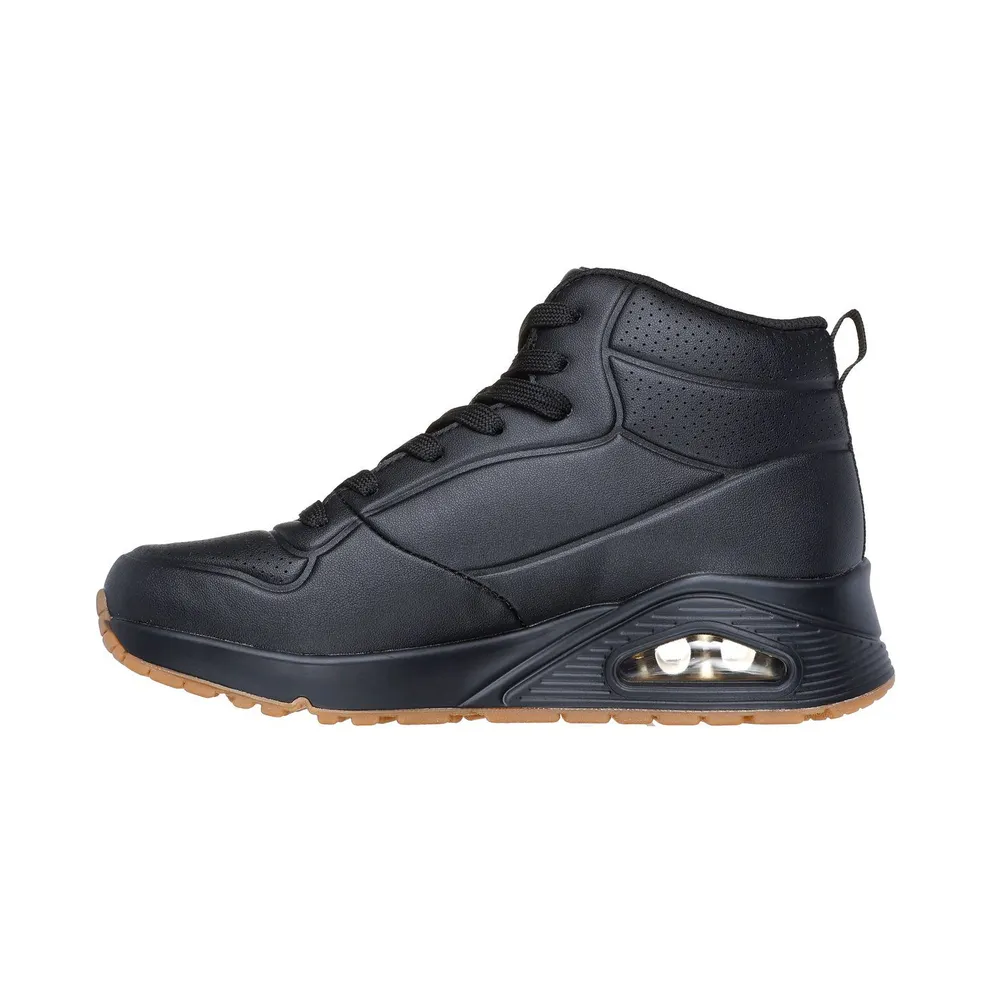 Skechers UNO – Stand High – Black – “Black” (177097 BBK)