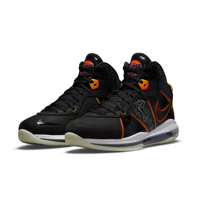 Nike LeBron 8 Space Jam (2021) – “Black / Black-white-multi-color” (DB1732-001)
