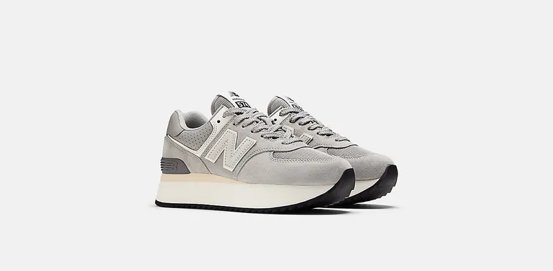 New Balance Gray 574+ (WL574ZBA)