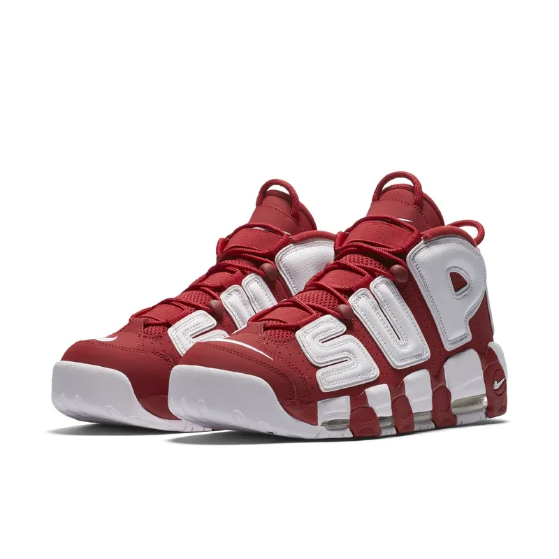 Nike Air More Uptempo Supreme “Suptempo” Red Varsity Red/White (902290-600)