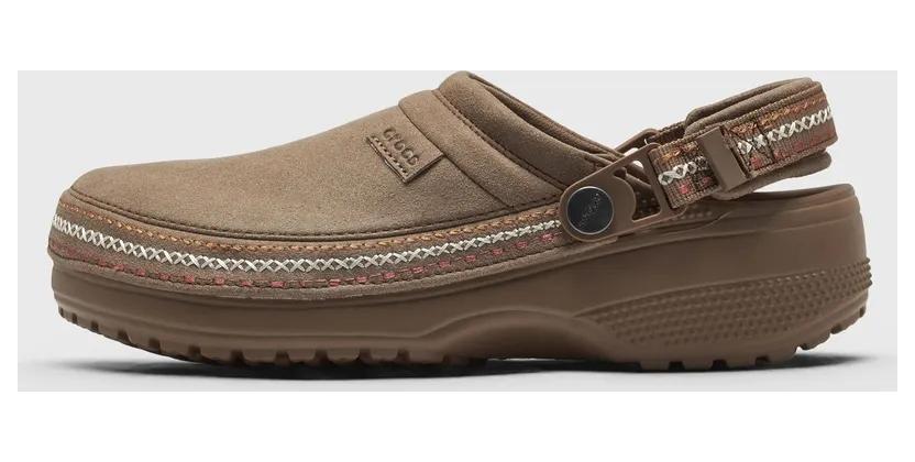 Crocs Cs Crafted Vegan Suede Stitch Brown
