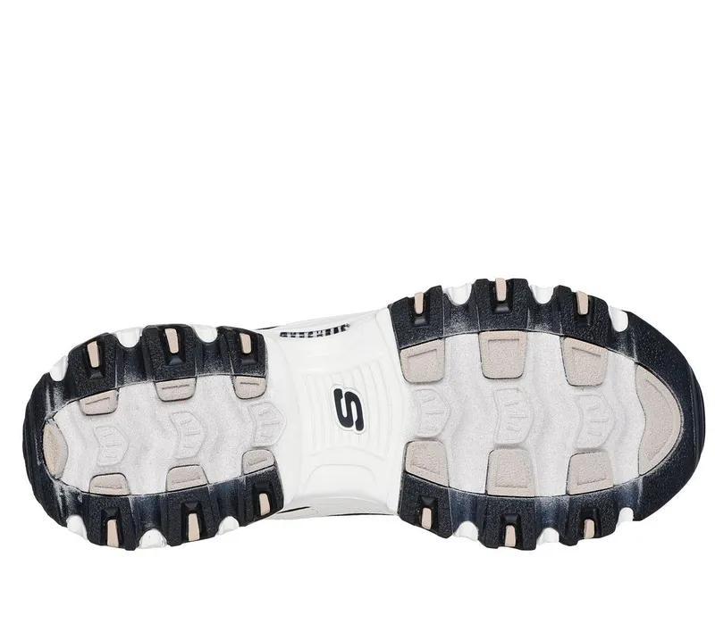 Skechers D’Lites – Retro Rewind Sneaker Natuurlijk/Black