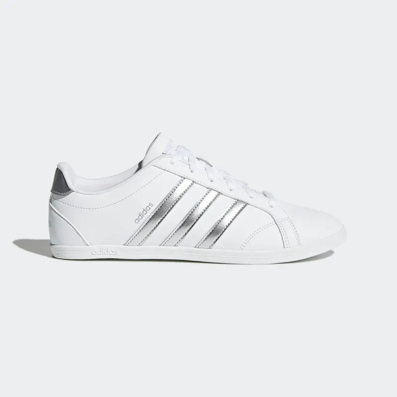 Adidas Neo Coneo QT ‘Metellic Silver’ Footwear White/Metallic Silver (DB0135)