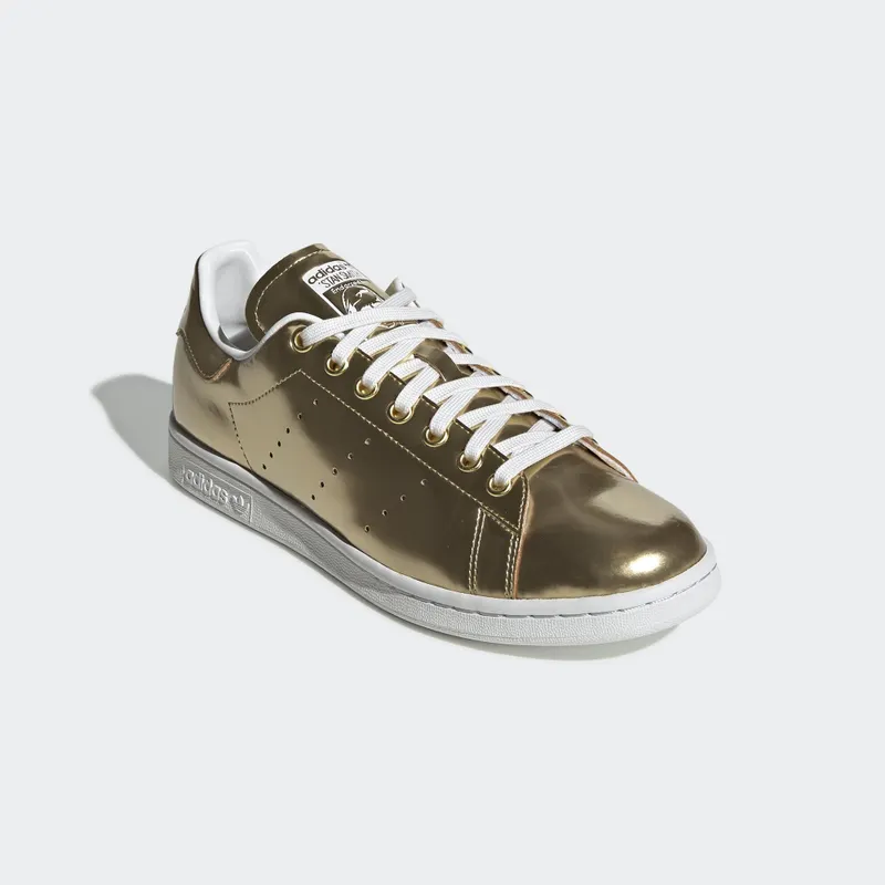 Adidas Stan Smith Gold Metallic / Gold Metallic / Crystal White (FV4298)
