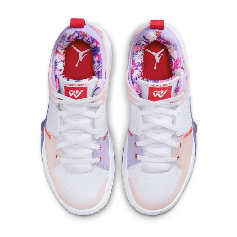Jordan One Take 5 White Arctic Punch Purple Pulse University Red (Translucent Outsole) (FQ3098-100)