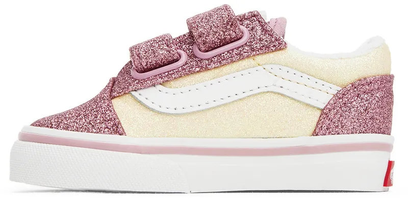 VANS Old Skool Velcro Peuterschoenen Pink (VN0A4VJJ0FU)