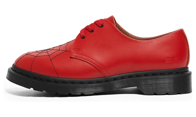Supreme x Dr. MartensÂ® Spiderweb 3-Eye Shoe Red (SS22) (drmartin1)