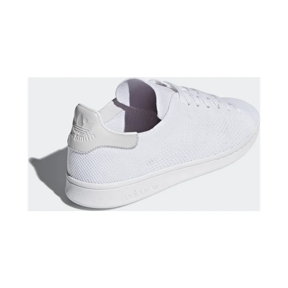 adidas Stan Smith Primeknit Triple White Leather Heel (CQ3032)
