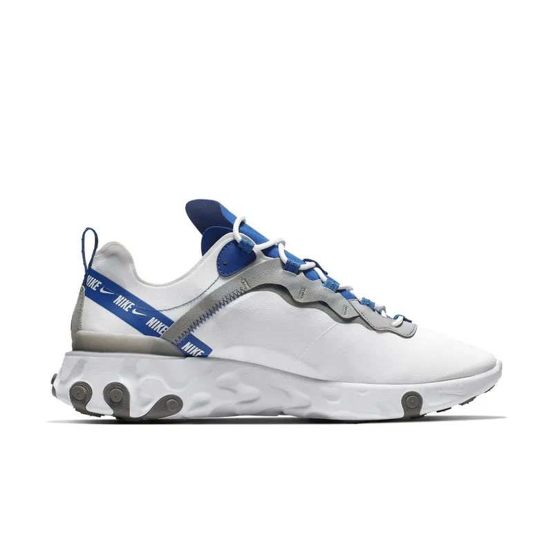 Nike React Element 55 White Game Royal (2019) (CD7340-100)
