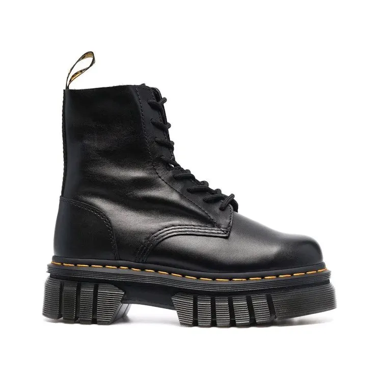 Dr. Martens Audrick Leather Platform Boot Black Nappa Lux (27149001)