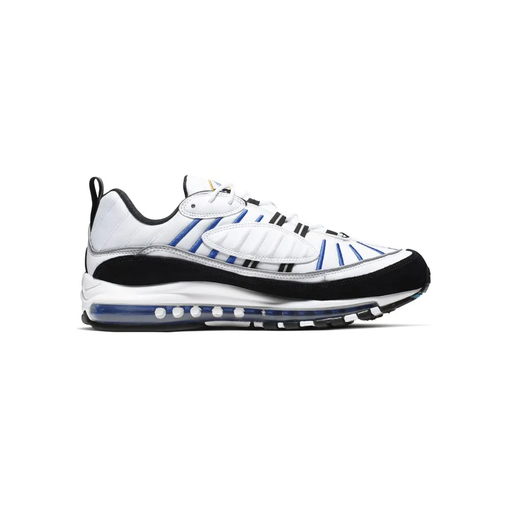 Nike Air Max 98 White Teal Nebula University Gold White/University Gold-Black-Teal Nebula (BV0989-102)