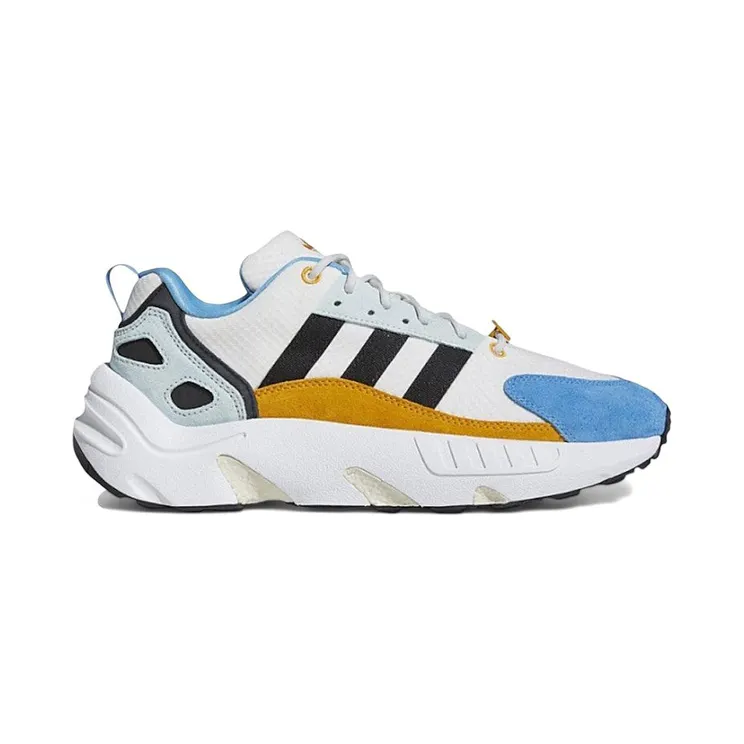 adidas ZX 22 Boost White Pulse Blue Gold (HP7722)