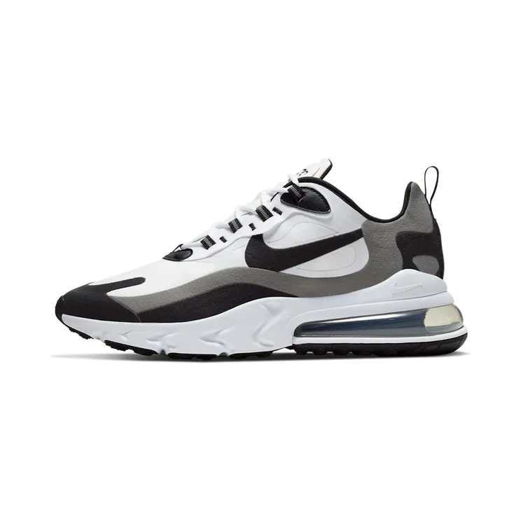 Nike Air Max 270 React ‘Oreo’ “White / Metallic Pewter / Black” (CT1264-101)
