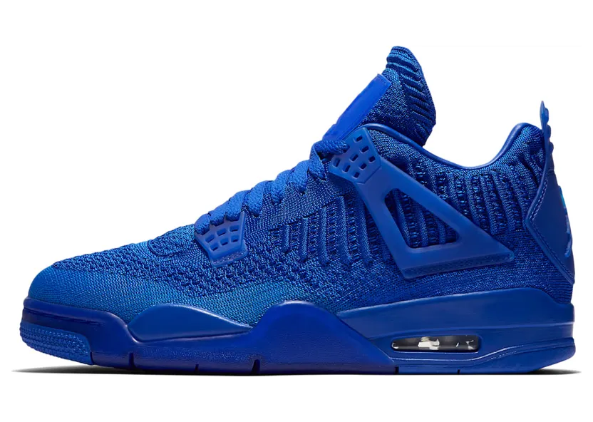 Jordan 4 Retro Flyknit “Hyper Royal / Black” (AQ3559-400)