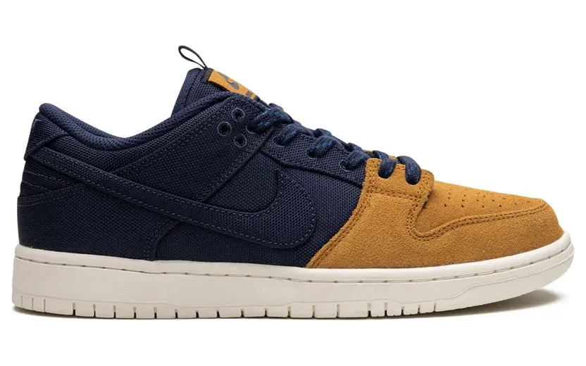 Nike SB Dunk Low Midnight Navy/Desert Ochre sneakers – Blauw (DX6775)